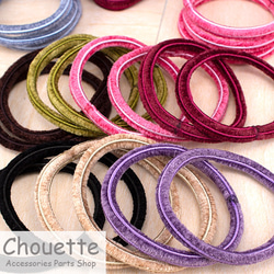 ヘアゴム リングゴム 段染め カラフル ラメ 選べる 6本セット【特大