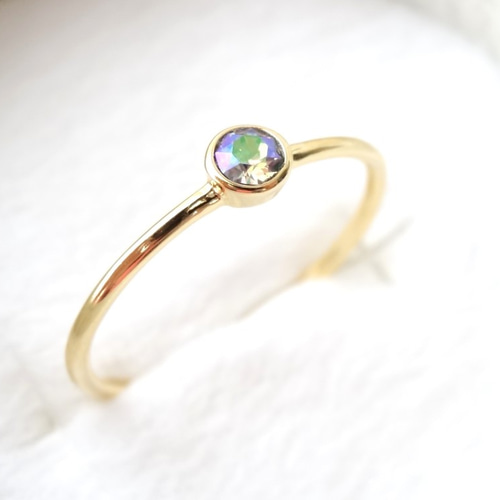 peacock simple line ver.ゴールドカラー 指輪・リング *Lerche@プロフ  