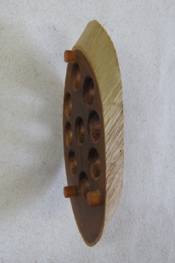 キハダの輪切り鍋敷きA 5枚目の画像