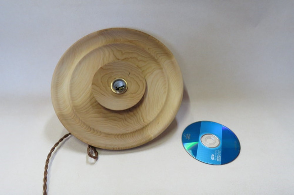 送料無料　木製　サクラシェードの　ペンダントライト　コードアジャスター付き 5枚目の画像