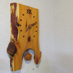 北海道産イチイの振り子時計NO4 2枚目の画像