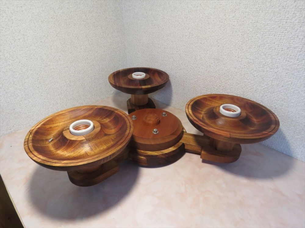 木製直付け3灯シーリングライト　送料無料 23,430円