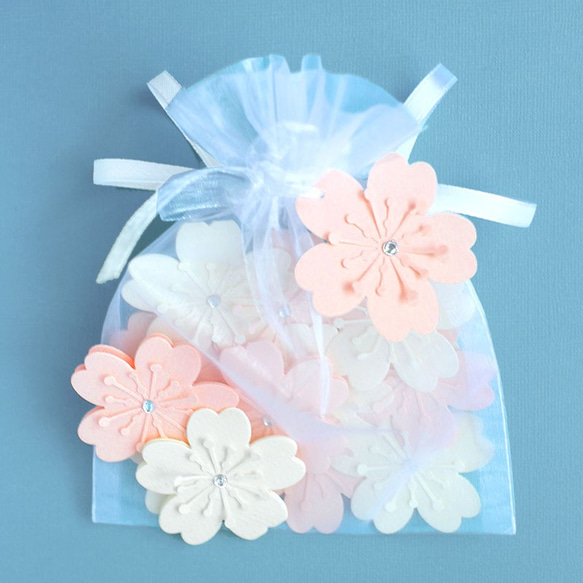 桜 ひと言メッセージカードセット ＊ 寄せ書き・卒業・卒園・就職