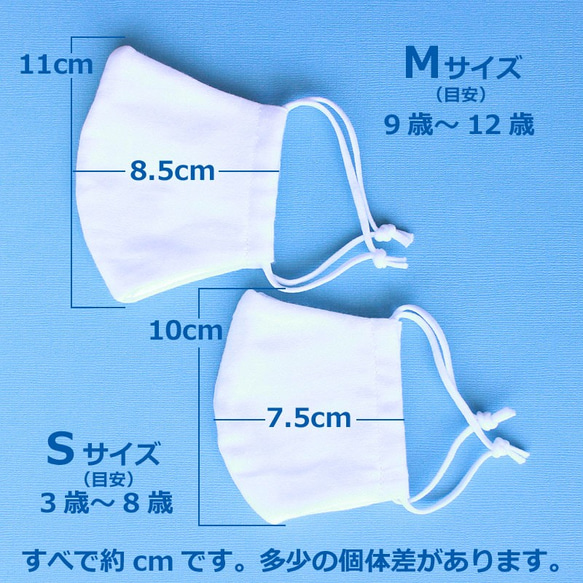 【送料無料】肌にやさしいとろけるガーゼ。日本製Wガーゼの立体マスク　大人用（白）こだわり仕立て 6枚目の画像