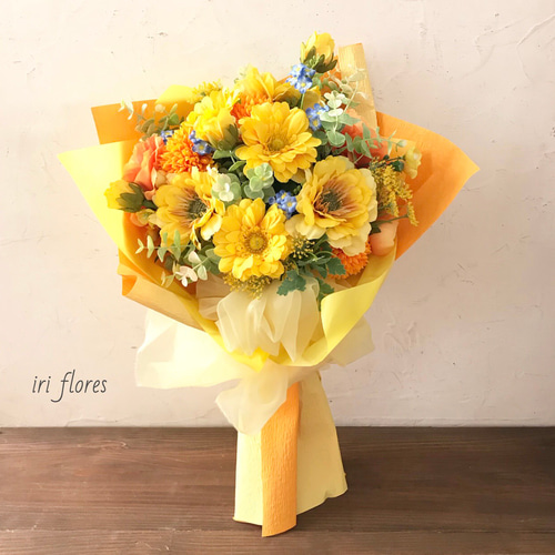 お好きなお色で♪結婚式の贈呈花 花束 両親プレゼント アーティ