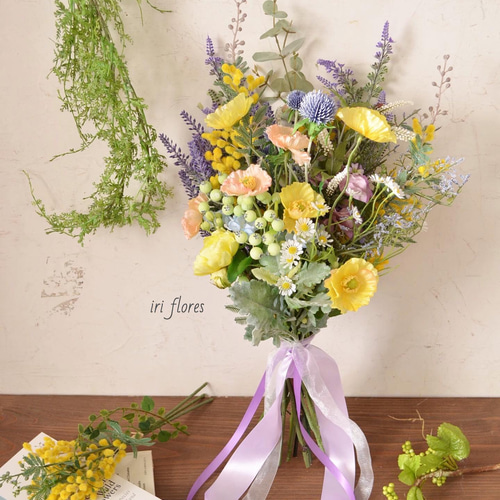受注制作ミモザのブーケ