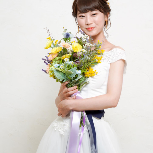 受注制作ミモザのクラッチブーケ♡