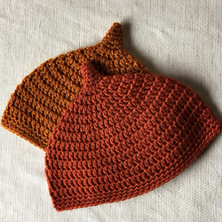 秋冬素材どんぐり帽子ベビーサイズ 2枚目の画像