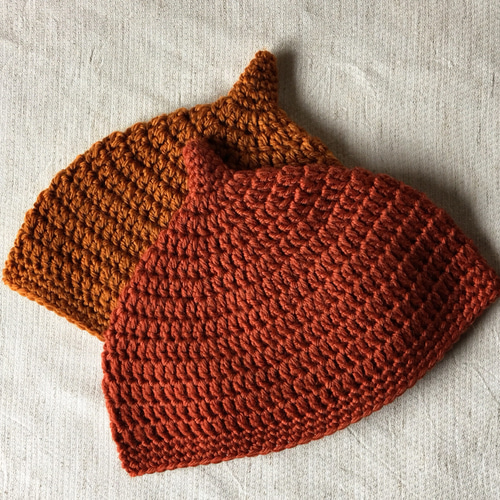 秋冬素材どんぐり帽子大人サイズ♪ ニット帽・ビーニー yaya 通販  