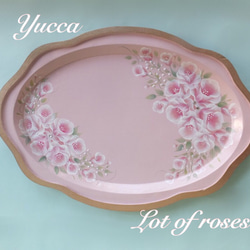 薔薇のウエディング＆ウエルカムボード（文字入れ無料）トールペイント