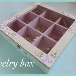 薔薇のコースター 6枚セット（ケース付き）トールペイント コースター