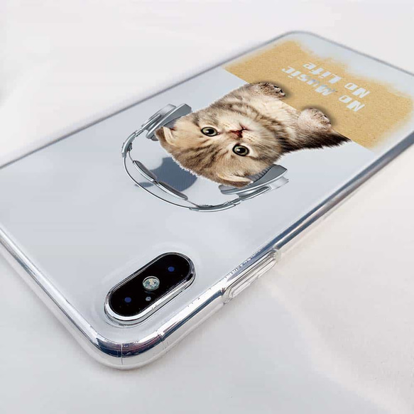 iPhone17/iPhoneAir ネコ 全機種対応☆TPUケース スコティシュだってNo Music 5枚目の画像