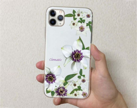 免運費 適用於所有型號 ☆軟殼 Clematis iPhone14/&quot;iPhone14 Plus&quot;/ 第2張的照片