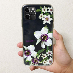 免運費 適用於所有型號 ☆軟殼 Clematis iPhone14/&quot;iPhone14 Plus&quot;/ 第3張的照片