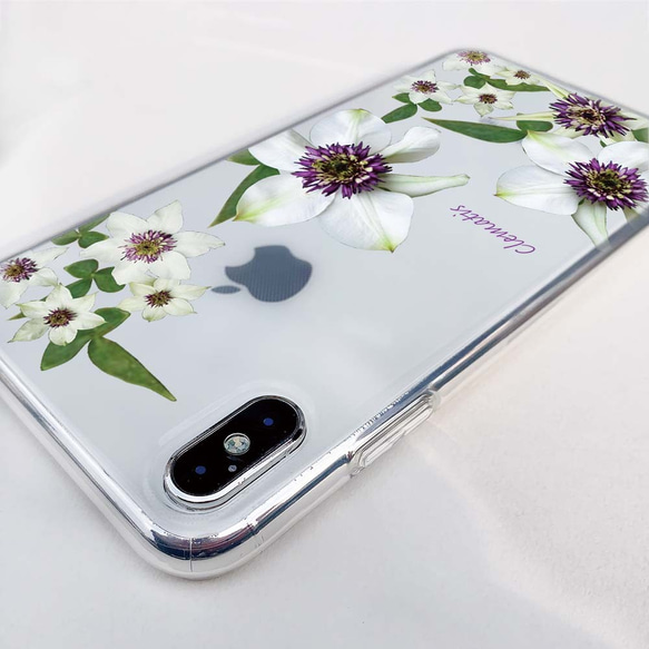 免運費 適用於所有型號 ☆軟殼 Clematis iPhone14/&quot;iPhone14 Plus&quot;/ 第4張的照片