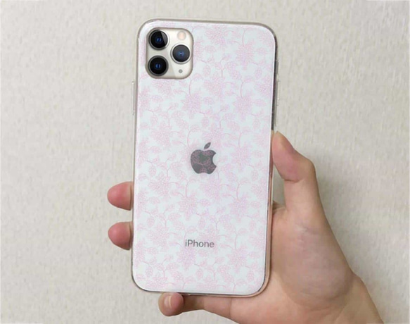 全機型包郵☆軟殼花無縫粉色 iPhone14/&quot;iPhone14 Plus&quot;/ 第2張的照片