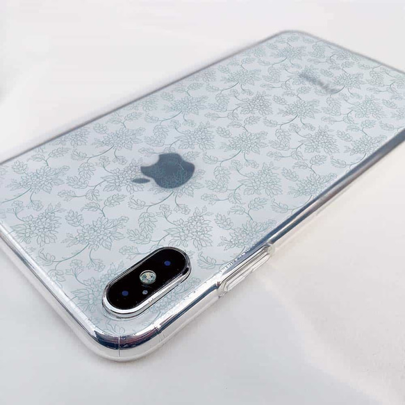 所有型號免運費 ☆ 軟殼花無縫藍色 iPhone14/&quot;iPhone14 Plus&quot;/ 第4張的照片