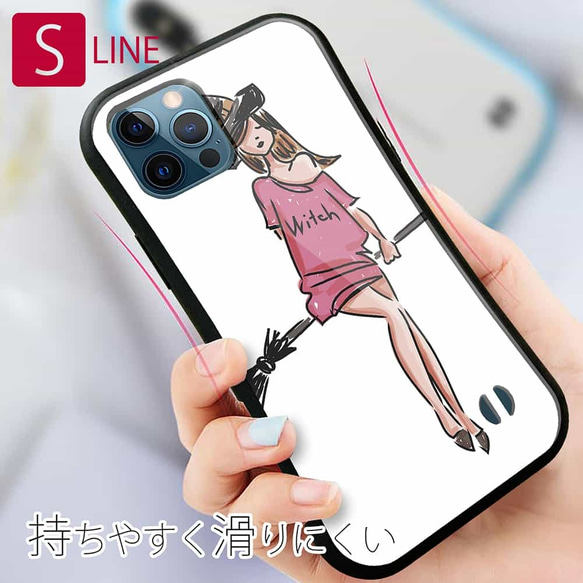 iPhoneSE3/iPhone13/iPhone13Pro/送料無料 iFace型 おちゃめな魔女 魔女 3枚目の画像