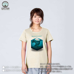 送料無料☆【Tシャツ】コミカルなクジラのイラスト5.6oz Cotton:100% 6枚目の画像