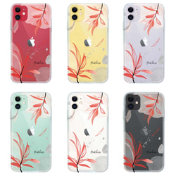 iPhone16e/iPhone16/iPhone16Pro 花柄 全機種対応☆TPUケース フランツデザイン No2 9枚目の画像