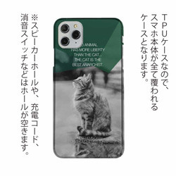 送料無料 全機種対応☆TPUケース TPU ヘミングウェイの猫とは… iPhone15/iPhone15 Pro/ 3枚目の画像