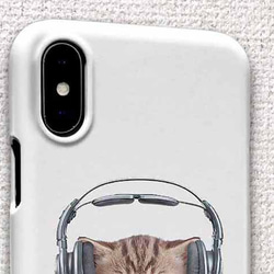 送料無料 iPhoneケース・カバー 猫だってNo Music No Life 猫 iPhone12 mini 2枚目の画像
