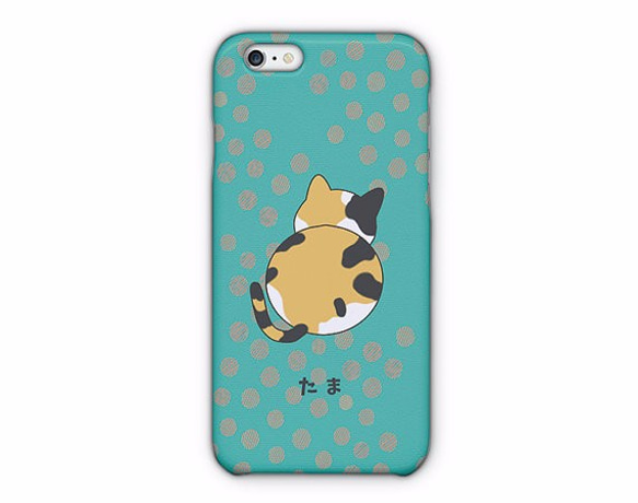 送料無料 iPhoneケース・カバー 猫（ネコ）の名前はタマ 猫 iPhone12 mini 5枚目の画像