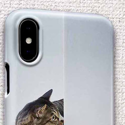 送料無料 iPhoneケース・カバー Even some problem?  猫（ネコ）のスマホケース 猫 2枚目の画像