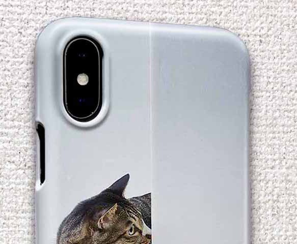 送料無料 iPhoneケース・カバー Even some problem?  猫（ネコ）のスマホケース 猫 2枚目の画像