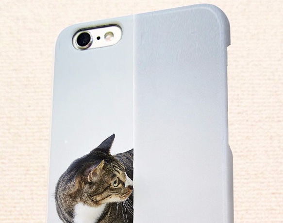 送料無料 iPhoneケース・カバー Even some problem?  猫（ネコ）のスマホケース 猫 4枚目の画像