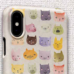 送料無料 iPhoneケース・カバー 暖かい猫の顔 猫 iPhone12 mini iPhone12 Pro 2枚目の画像