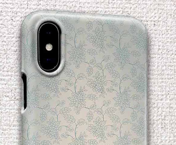 送料無料 iPhoneケース・カバー 花のシームレスパターン 花柄 iPhone12 mini 2枚目の画像