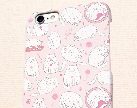 送料無料 iPhoneケース・カバー ほんわか猫がいっぱい 猫 iPhone12 mini iPhone12 Pro 4枚目の画像