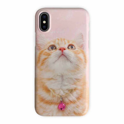 送料無料 iPhoneケース・カバー 見上げる猫 猫 iPhone12 mini iPhone12 Pro 3枚目の画像