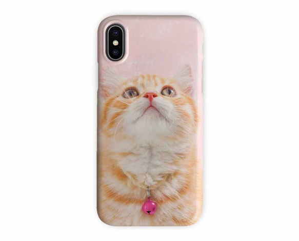 送料無料 iPhoneケース・カバー 見上げる猫 猫 iPhone12 mini iPhone12 Pro 3枚目の画像