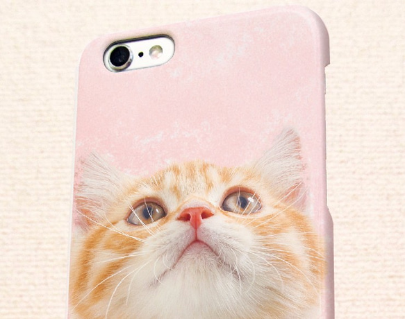 送料無料 iPhoneケース・カバー 見上げる猫 猫 iPhone12 mini iPhone12 Pro 4枚目の画像