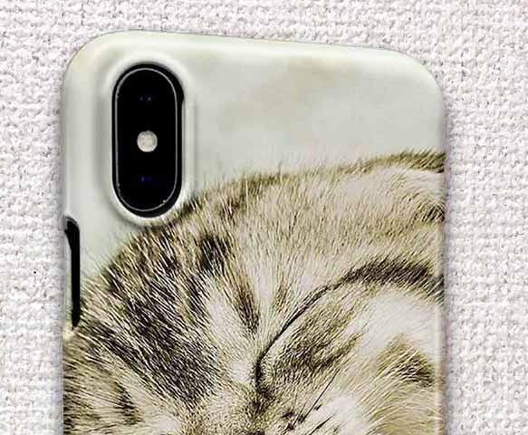 送料無料 iPhoneケース・カバー 眠る子猫 猫 iPhone12 mini iPhone12 Pro 2枚目の画像