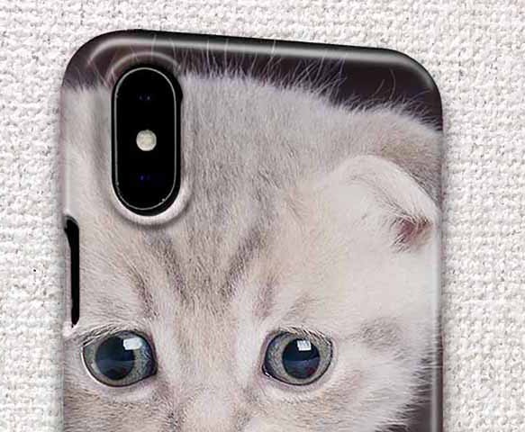 送料無料 iPhoneケース・カバー 子猫アップ 猫 iPhone12 mini iPhone12 Pro 2枚目の画像