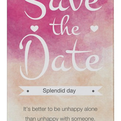 【モバイルバッテリー】Save the date 素晴らしい一日 for iPhone&Android 2枚目の画像