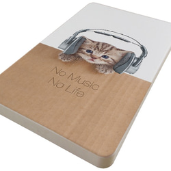【モバイルバッテリー】猫だってNo Music No Life　for iPhone&Android 5枚目の画像