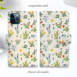 iPhone13proケース 6.1インチ スマホケース 手帳型 花柄グリーン iPhone13proケース 6.1インチ スマホケース 手帳型 花柄グリーン