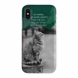 送料無料 iPhoneケース・カバー ヘミングウェイの猫とは… 猫 iPhone12 mini 3枚目の画像