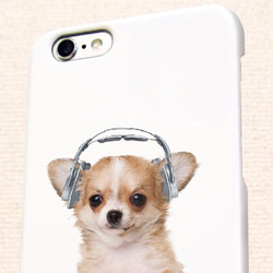 送料無料 iPhoneケース・カバー チワワだってNo Music No Life 犬 iPhone12 mini 4枚目の画像