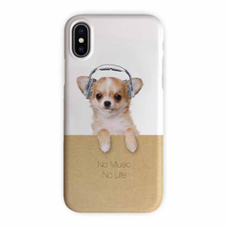 免費送貨 iPhone 手機殼保護套 Chihuahua No Music No Life Dog iPhone12 mini 第3張的照片