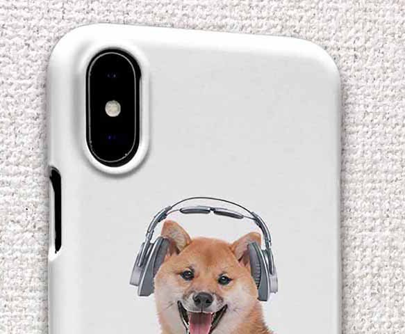 送料無料 iPhoneケース・カバー 柴犬だってNo Music No Life 犬 iPhone12 mini 2枚目の画像