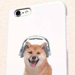 送料無料 iPhoneケース・カバー 柴犬だってNo Music No Life 犬 iPhone12 mini 4枚目の画像