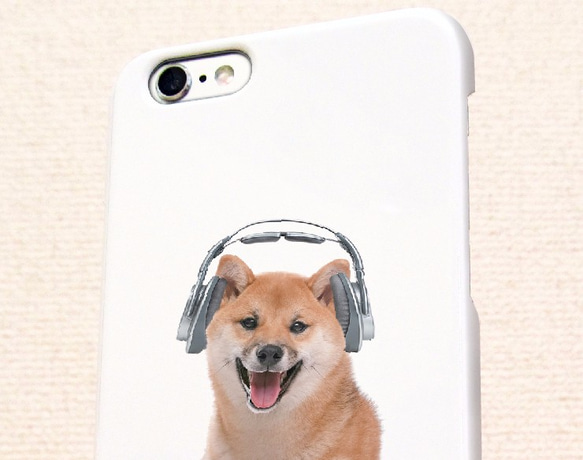 送料無料 iPhoneケース・カバー 柴犬だってNo Music No Life 犬 iPhone12 mini 4枚目の画像