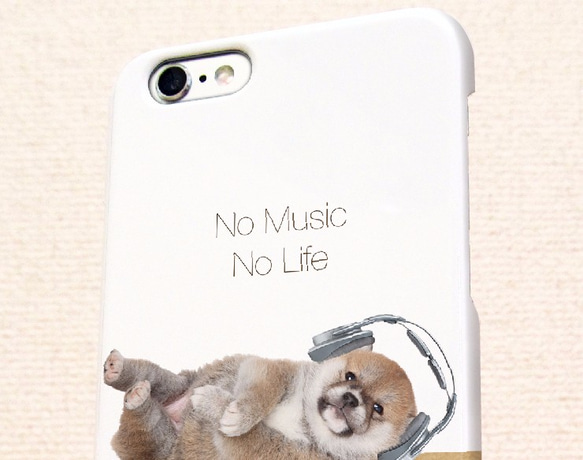 免費送貨 iPhone 手機殼保護套 Shiba Puppy No Music No Life Dog iPhone12 min 第4張的照片