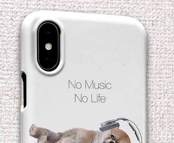 免費送貨 iPhone 手機殼保護套 Shiba Puppy No Music No Life Dog iPhone12 min 第2張的照片