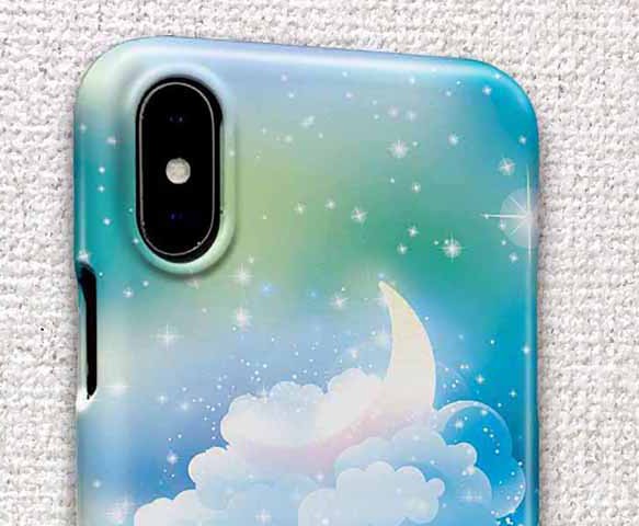 送料無料 iPhoneケース・カバー ふわふわの雲 空 iPhone12 mini iPhone12 Pro 2枚目の画像